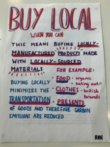 Buy local poster by Geog Reps
